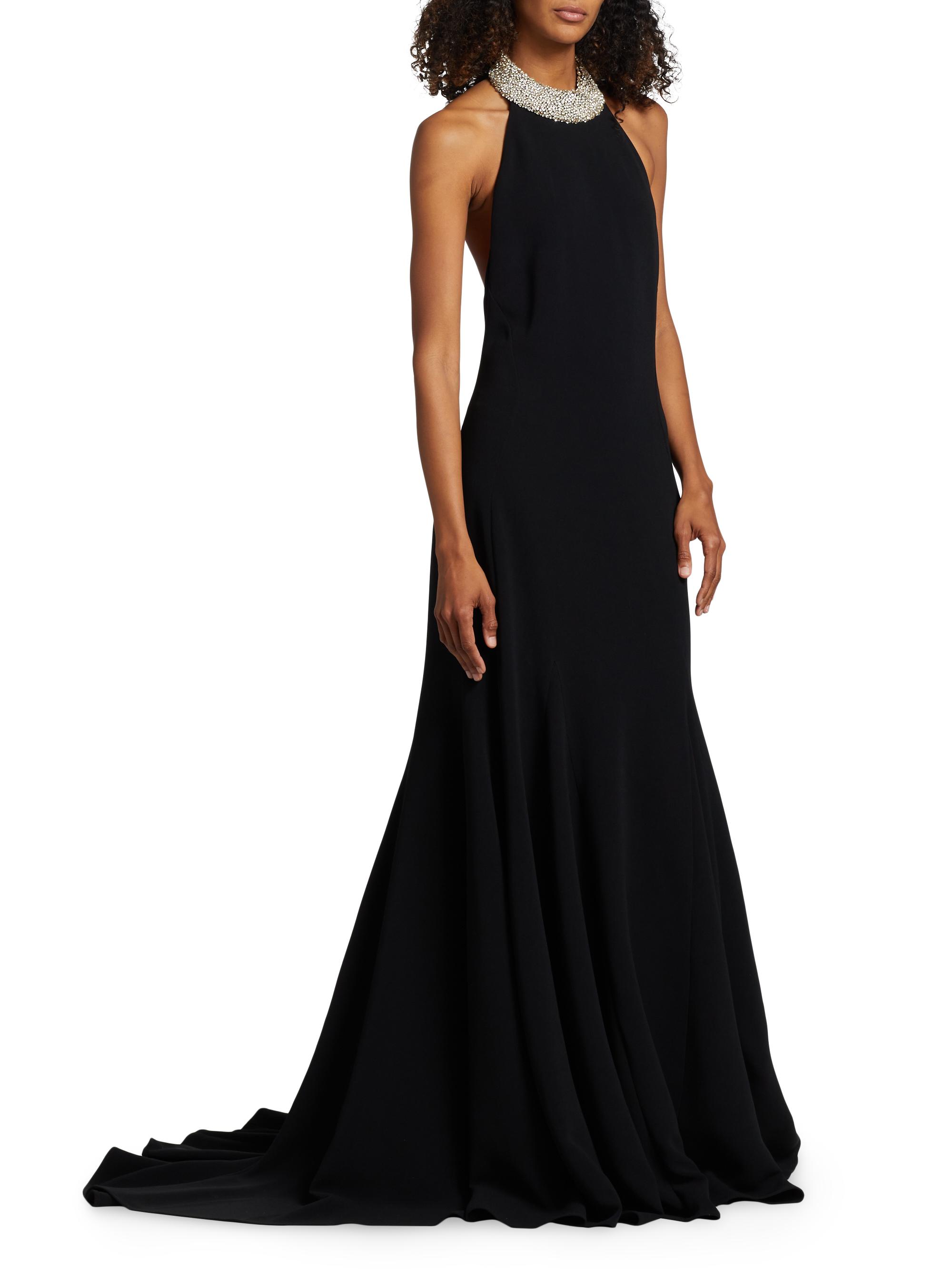 Stella McCartney Embellished Neck Sleeveless Gown | Saks Fifth Avenue