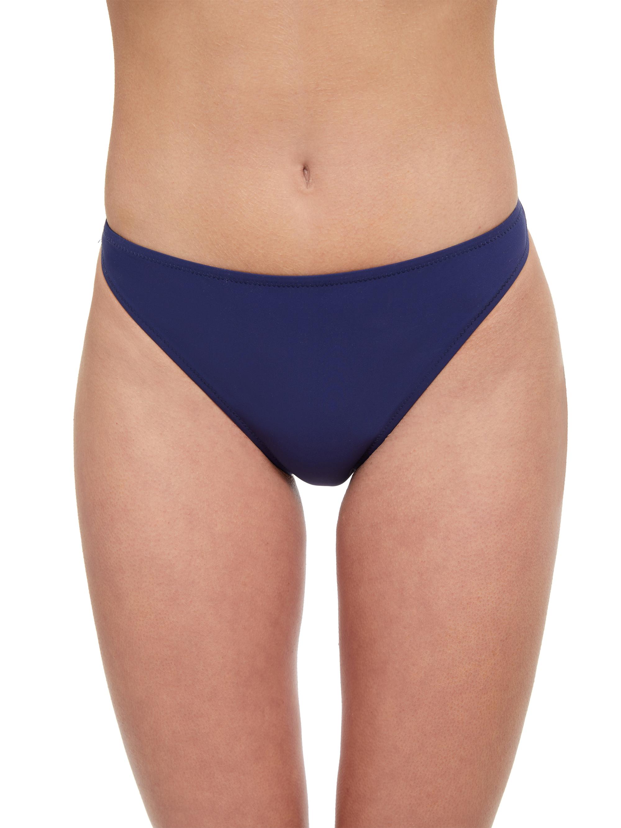 Gottex Swimwear Women's Mid-Rise Bikini Bottom - Navy