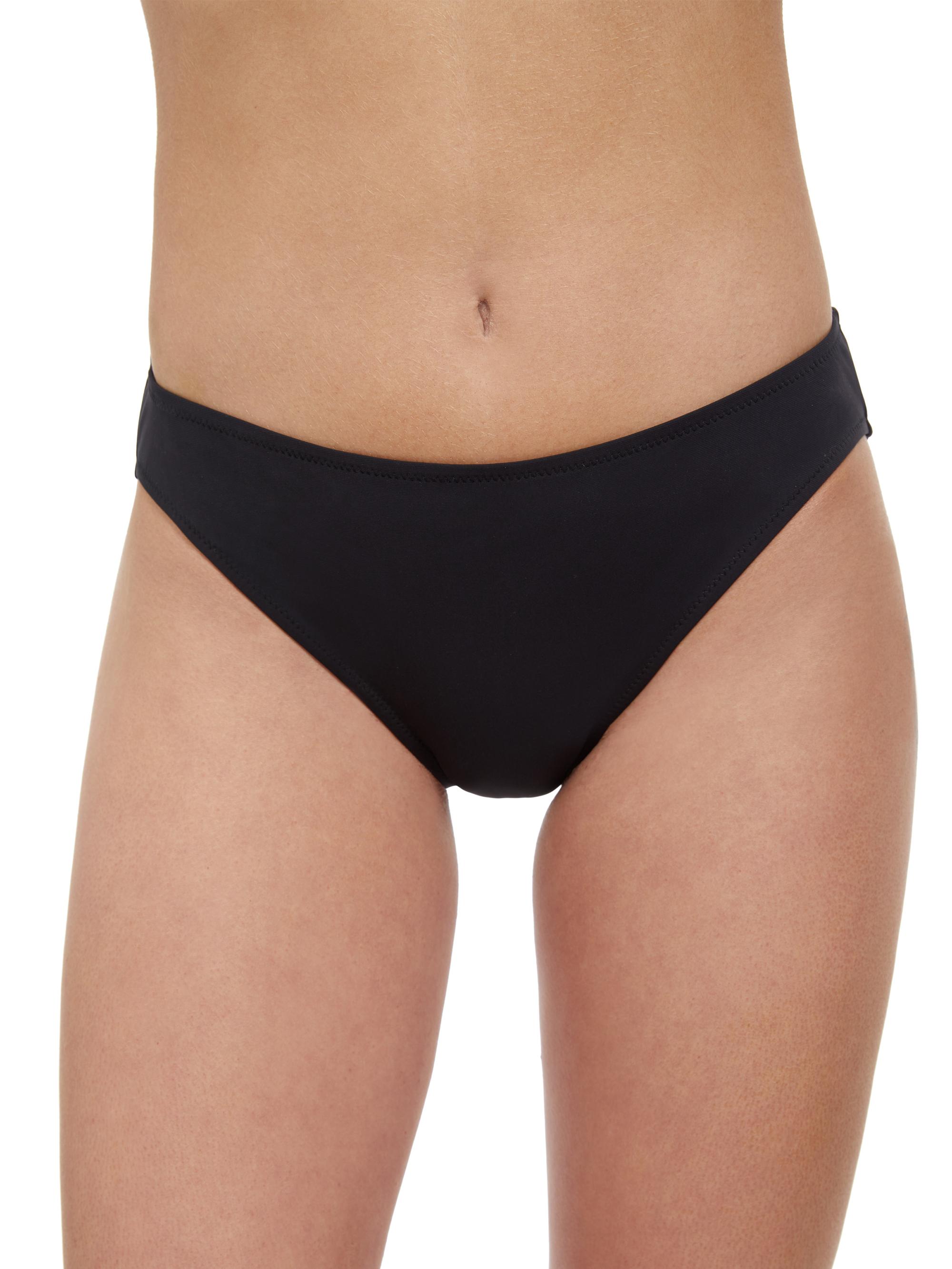 Gottex Swimwear Women's Mid-Rise Bikini Bottom - Black