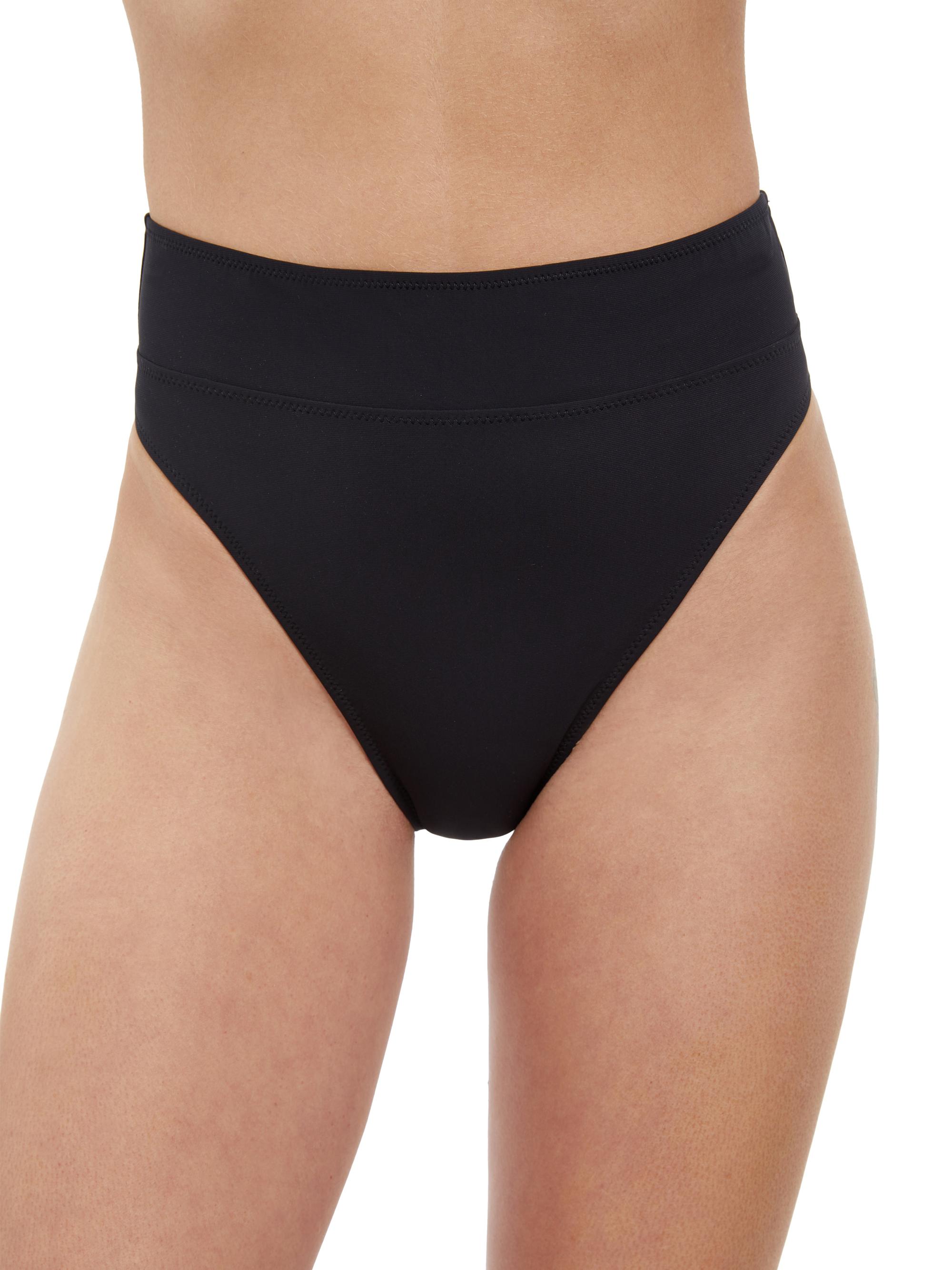 Gottex Swimwear Women's High-Rise Bikini Bottom - Black