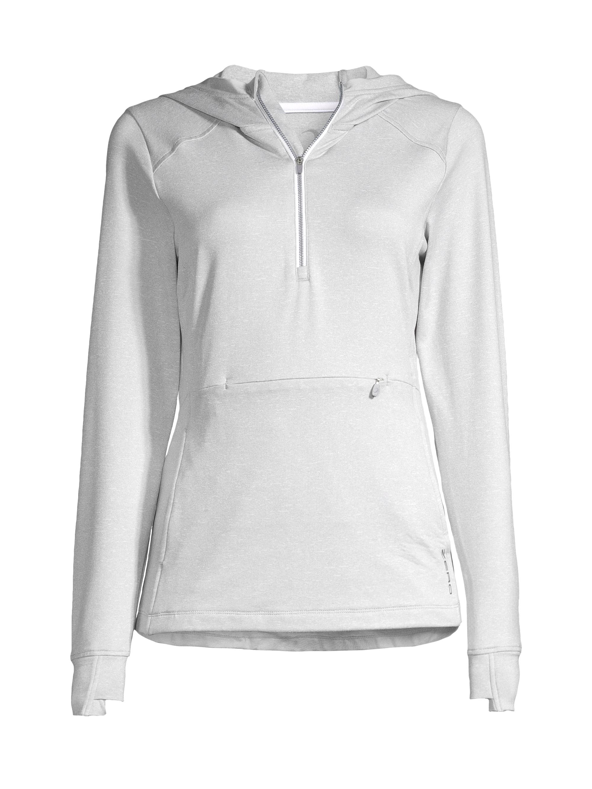 Zero Restriction Women's Ellie Quarter-Zip Hoodie - Silver
