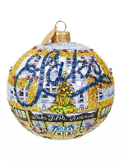 Michael Storrings Saks Shopping Bag Ornament