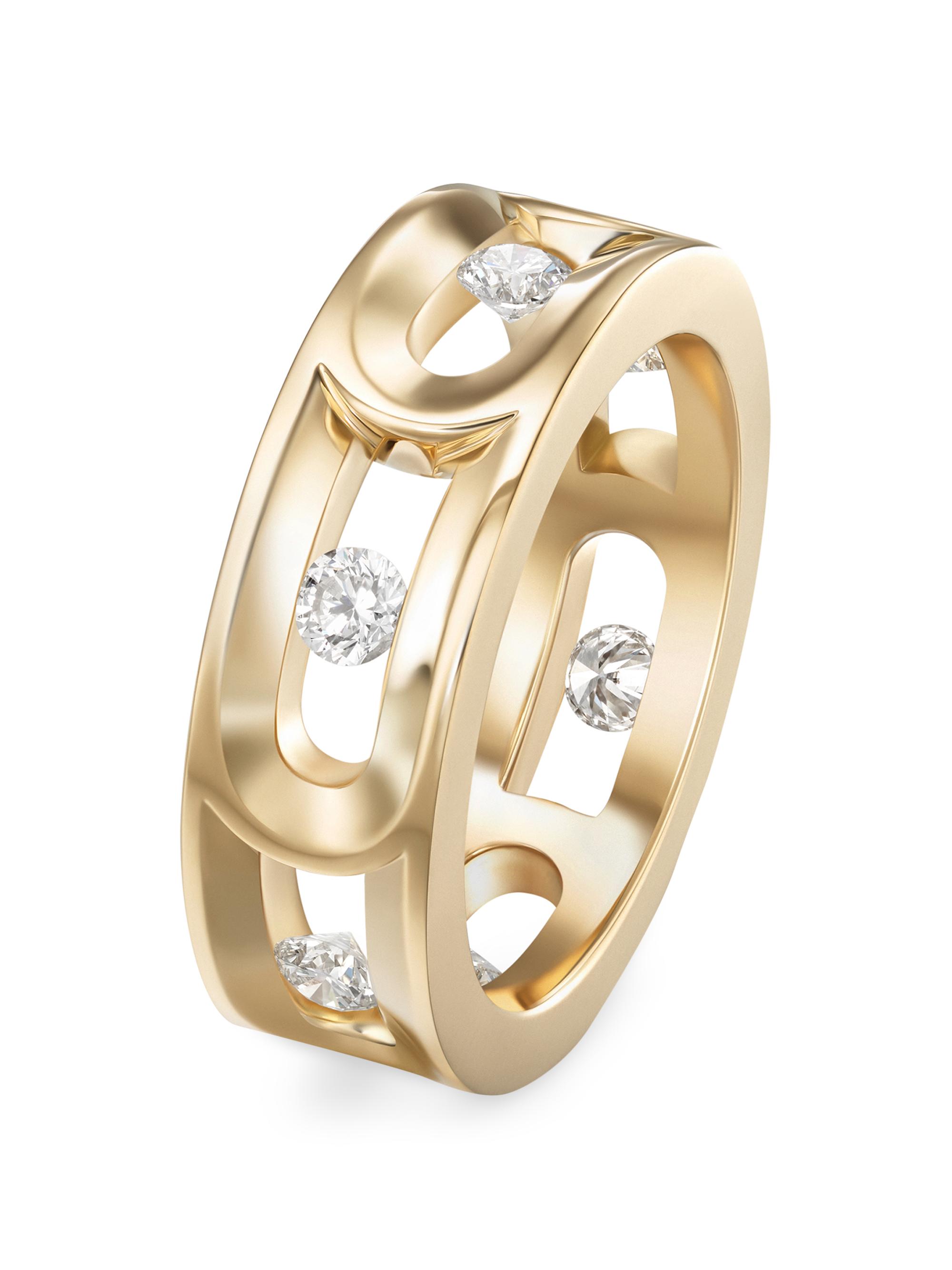 Melissa Kaye Women's Kira 18K Yellow Gold & 0.58 TCW Diamond Ring - Yellow Gold