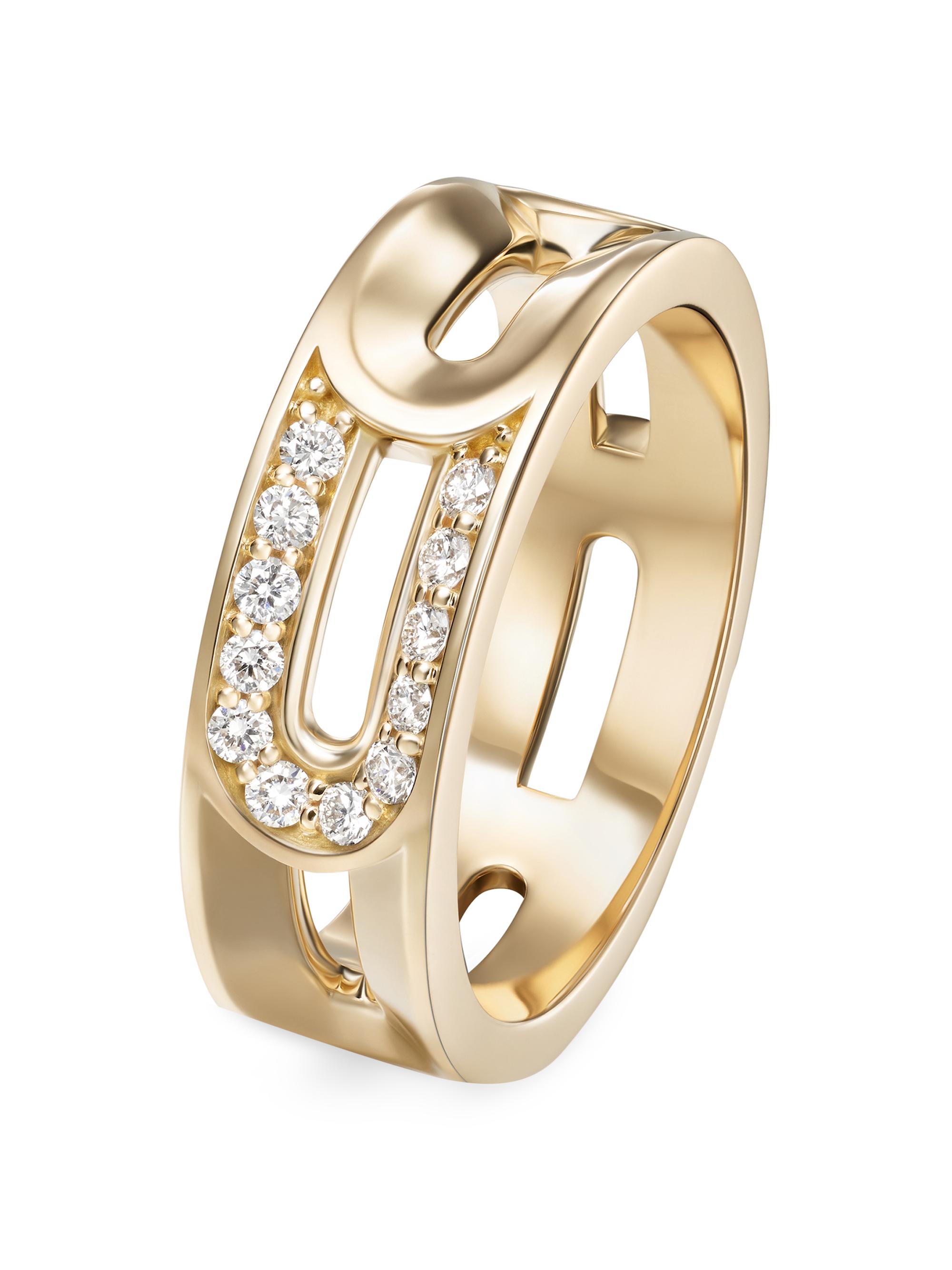 Melissa Kaye Women's Kira 18K Yellow Gold & 0.51 TCW Diamond Ring - Yellow Gold