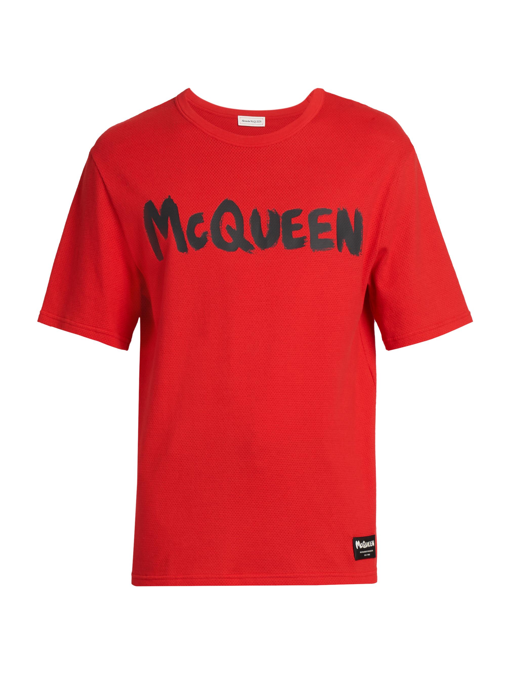 ALEXANDER MCQUEEN - Logo Cotton T-shirt