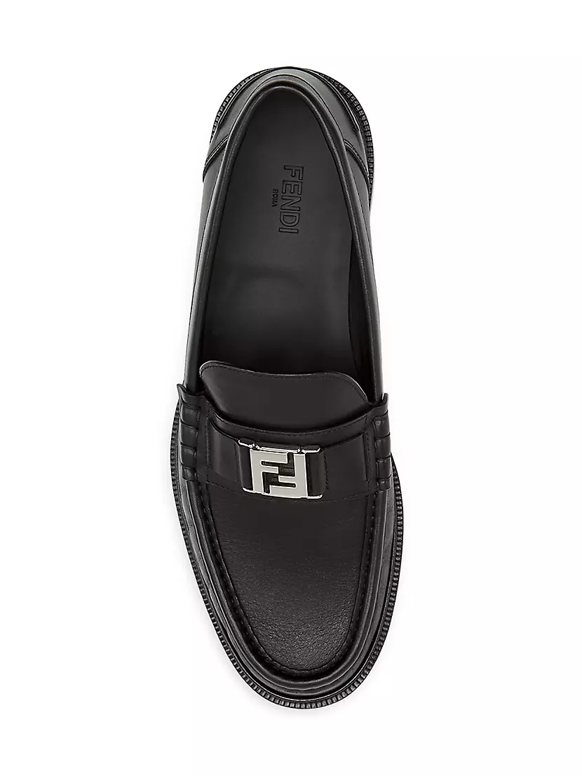 Shop Fendi FF Logo Loafers | Saks Fifth Avenue
