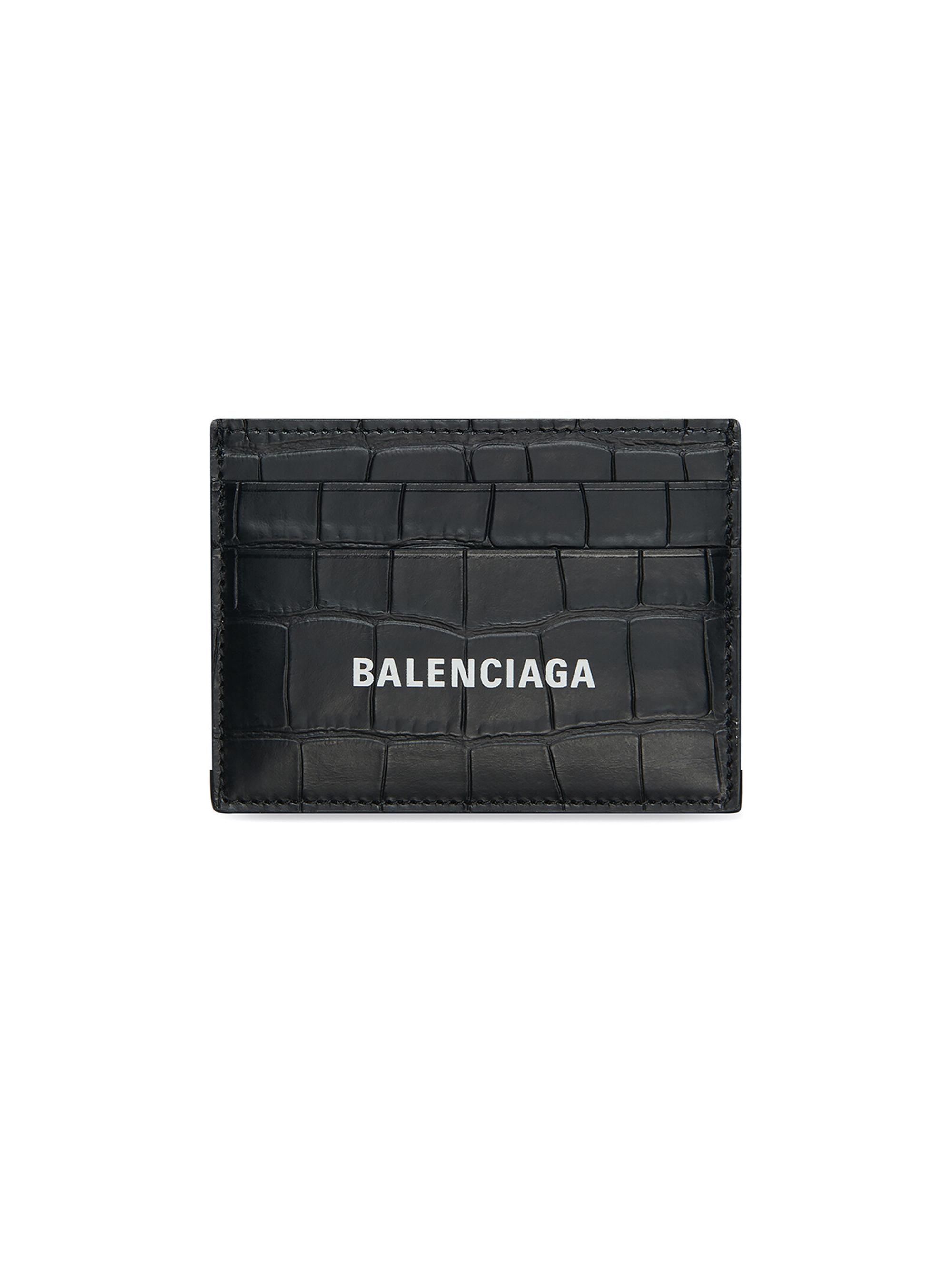 Balenciaga Signature Card Holder BB Monogram Coated Canvas | Saks