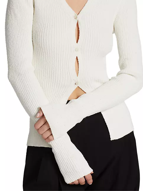 Chanel-esque Knit Skirt + Bell Sleeves Top - Stylish Petite