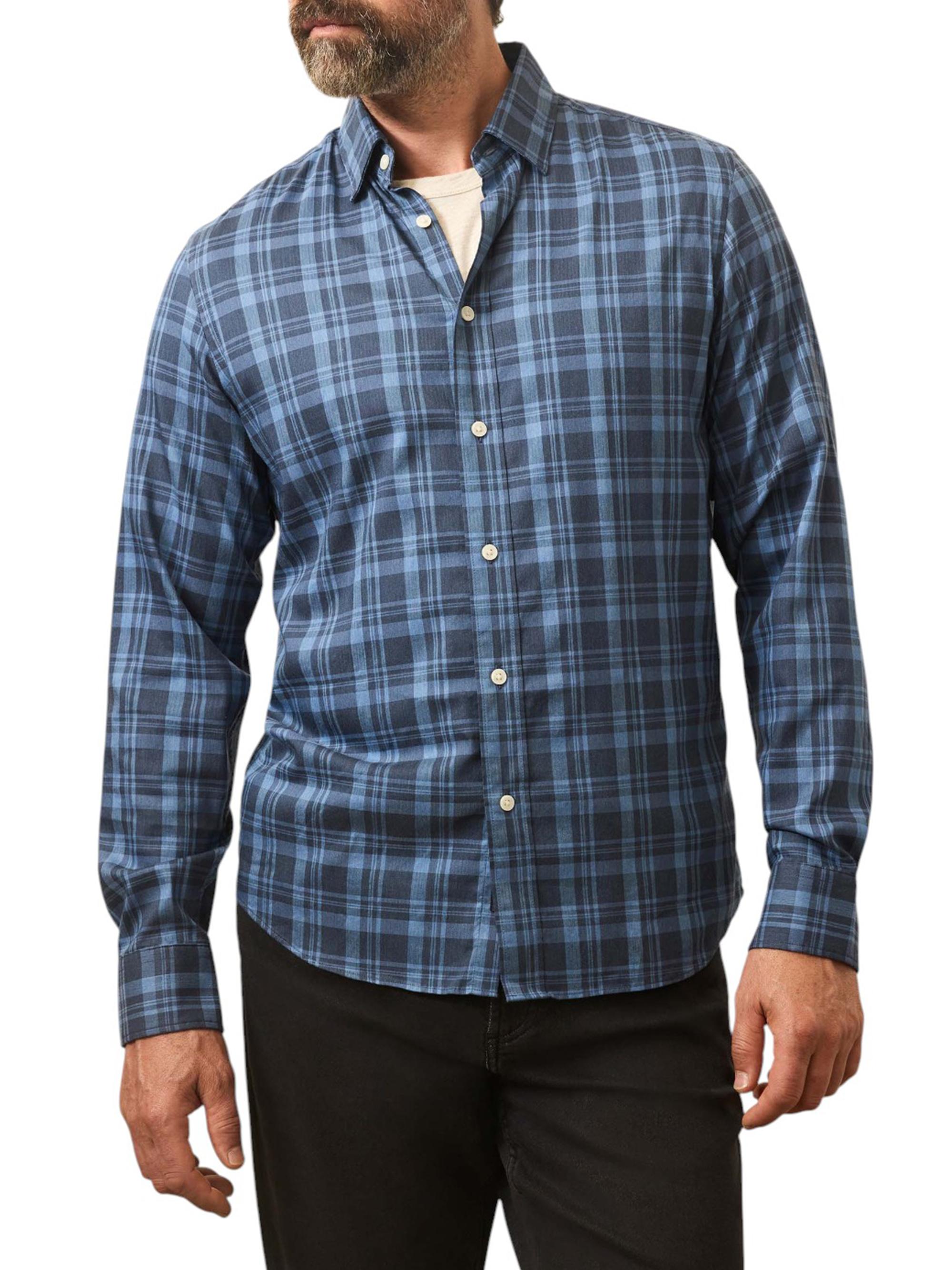 Faherty Brand Men's The Movement Button-Front Shirt - North Twilight Plaid