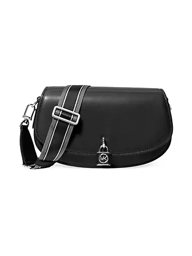 Medium Mila Leather Messenger Bag