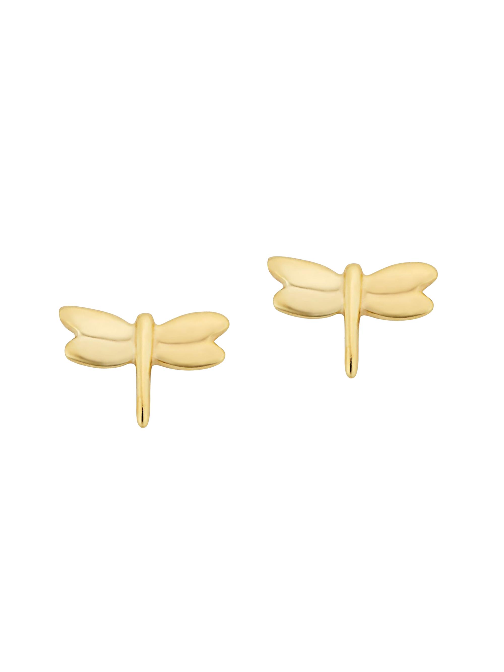 Oradina Women's 14K Yellow Gold Flora Studs - Yellow Gold