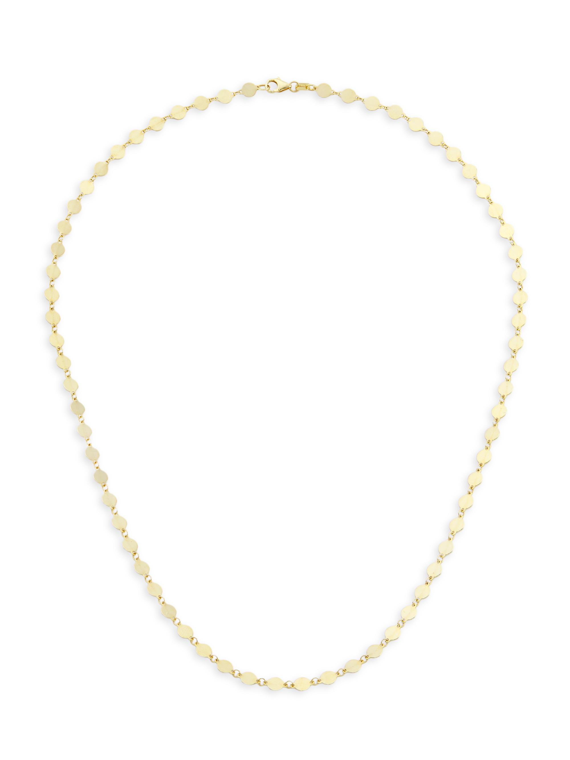 Saks Fifth Avenue Collection Women's 14K Yellow Gold Mirror Chain Necklace - Gold