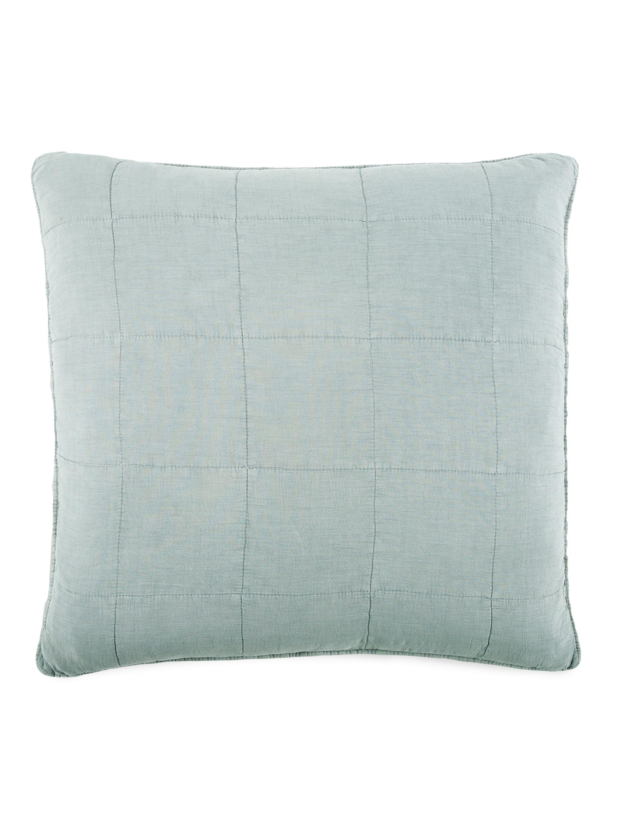 Pom Pom at Home Antwerp Euro Pillow Sham - Sky European