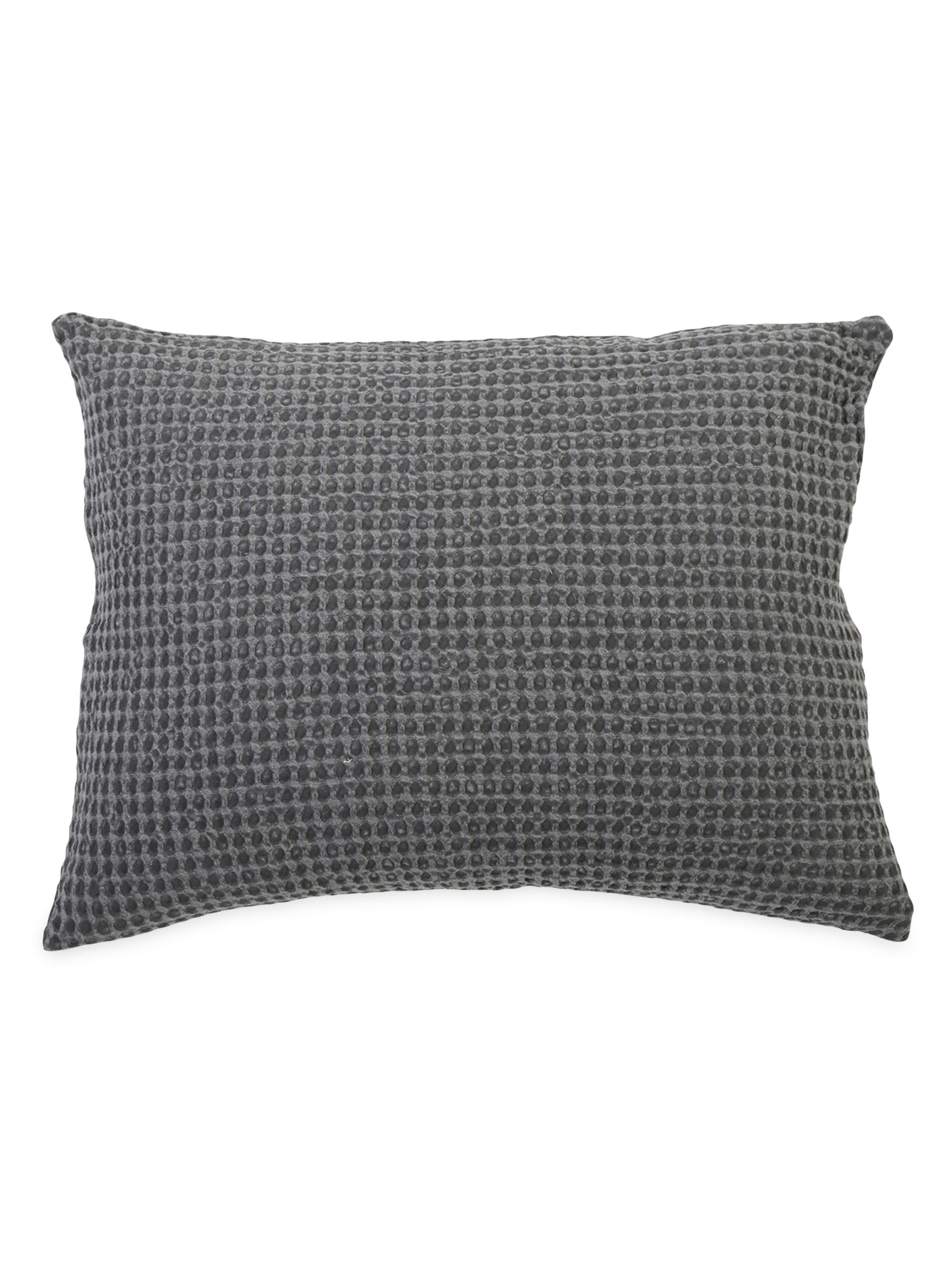 Pom Pom at Home Zuma Cotton Sham - Charcoal King