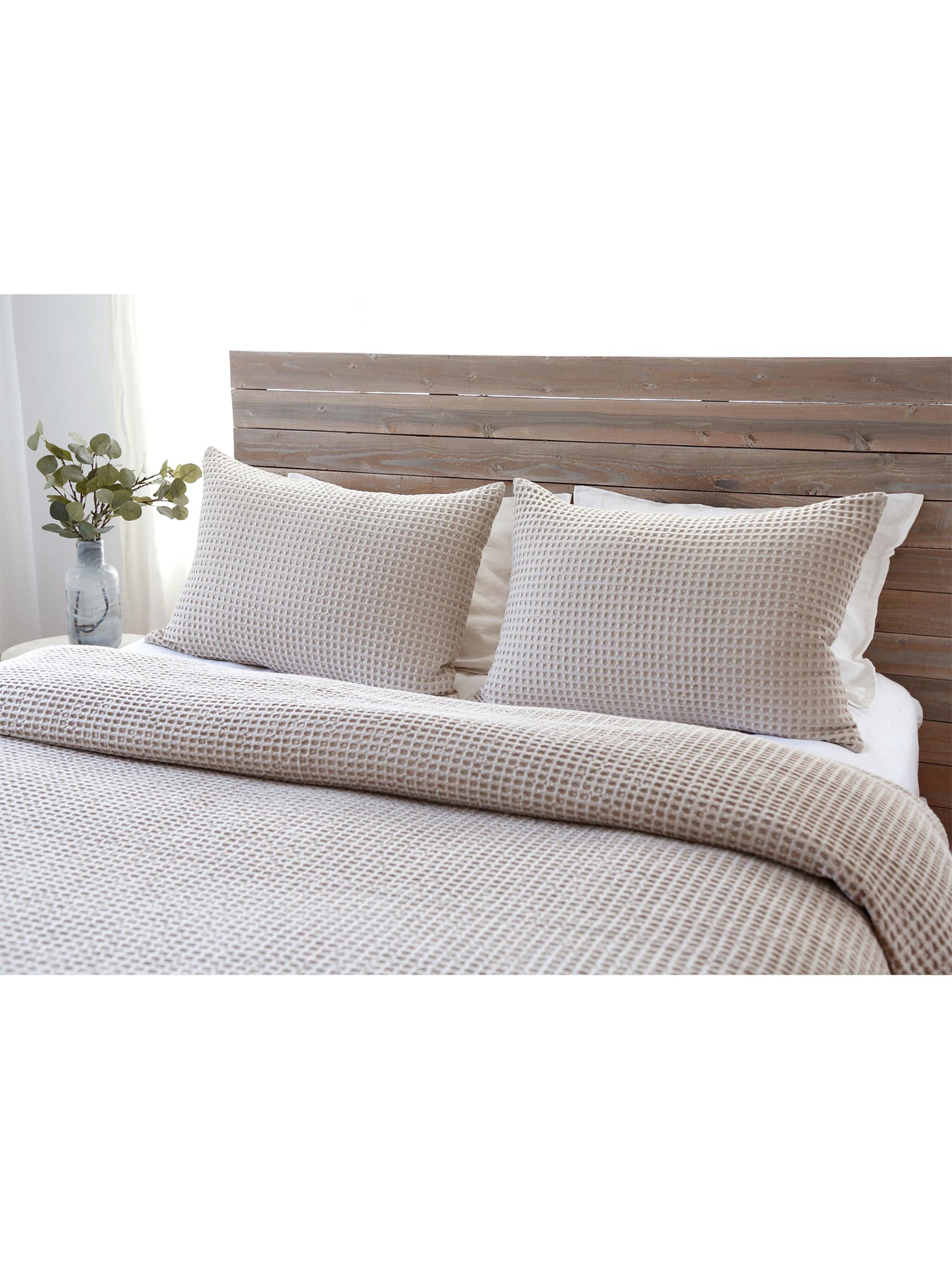 Pom Pom at Home Zuma Waffle Blanket - Natural Queen