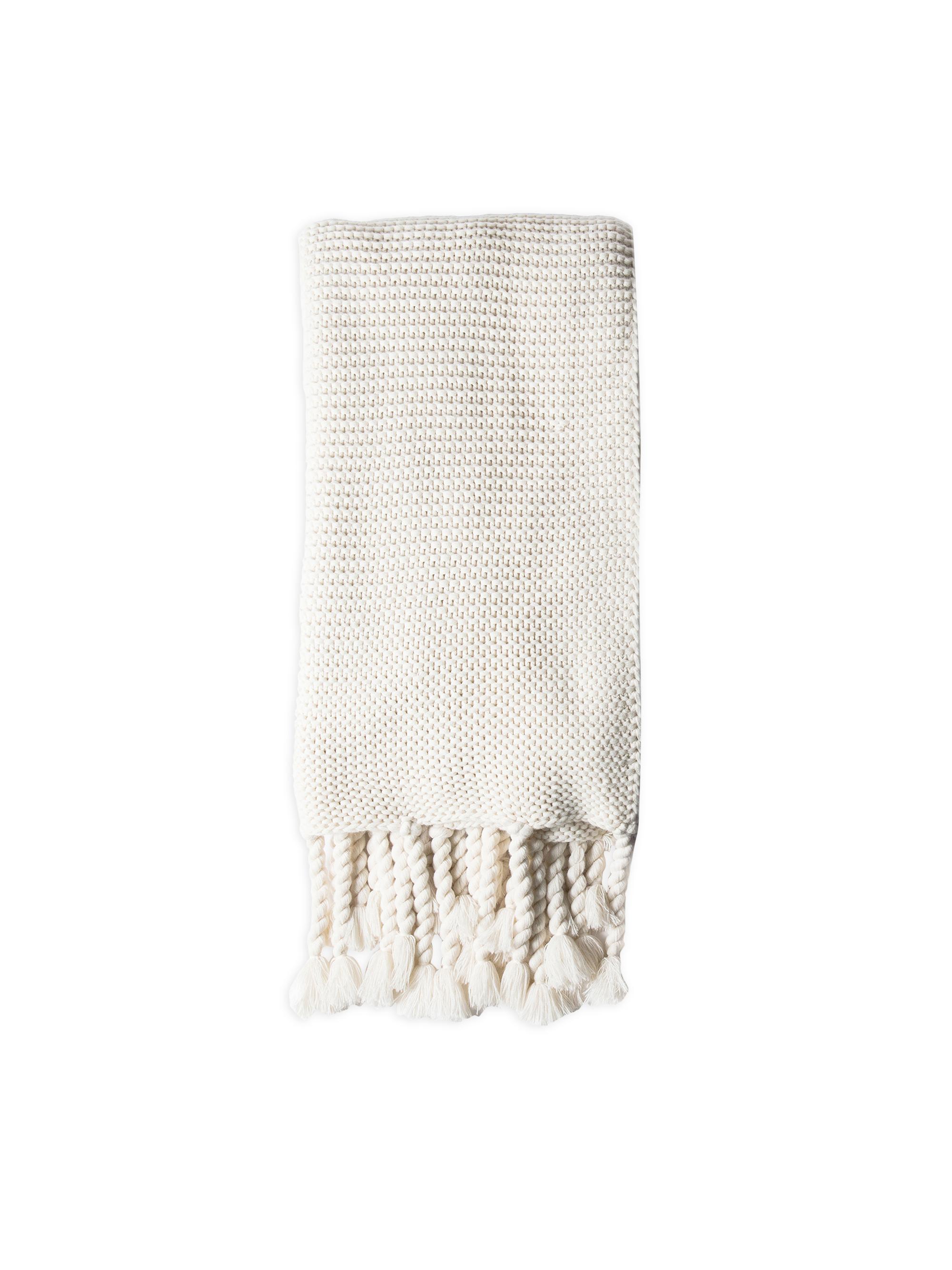 Pom Pom at Home Trestles Oversized Throw - Antique White