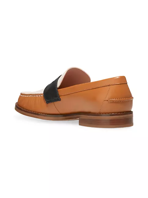 Shop Cole Haan Lux Pinch Colorblocked Penny Loafers | Saks Fifth