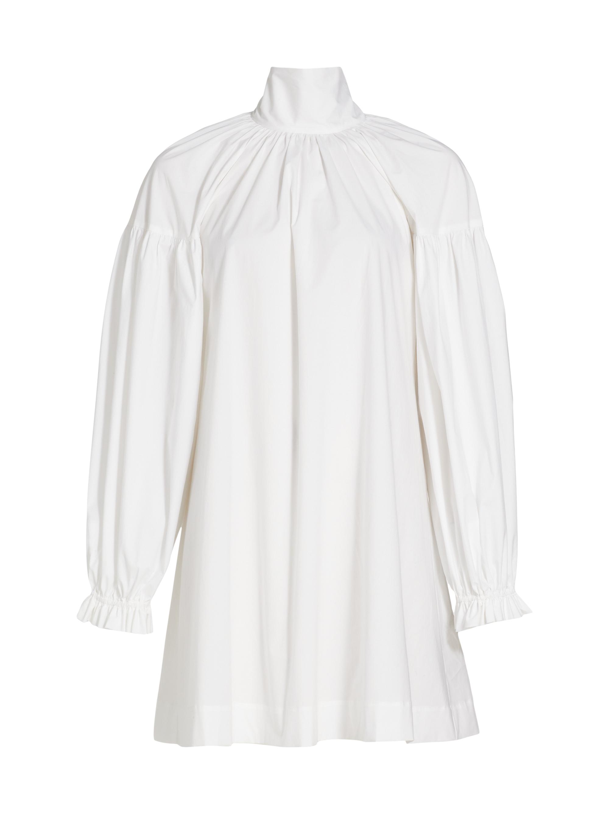 Rosetta Getty Women's Tie-Neck Shift Dress - White