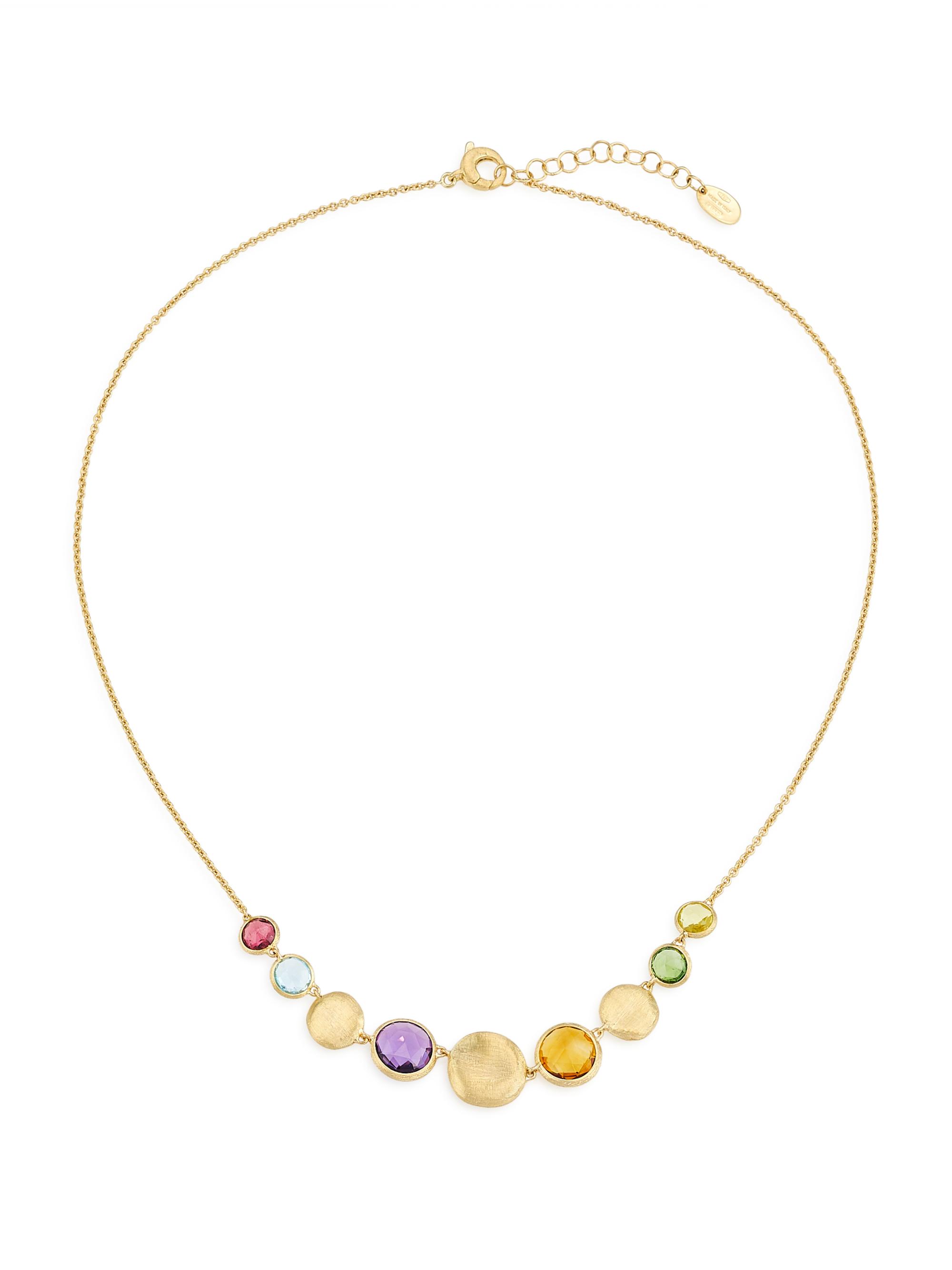 Marco Bicego Women's Jaipur Color 18K Yellow Gold & Multi-Gemstone Necklace - Gold