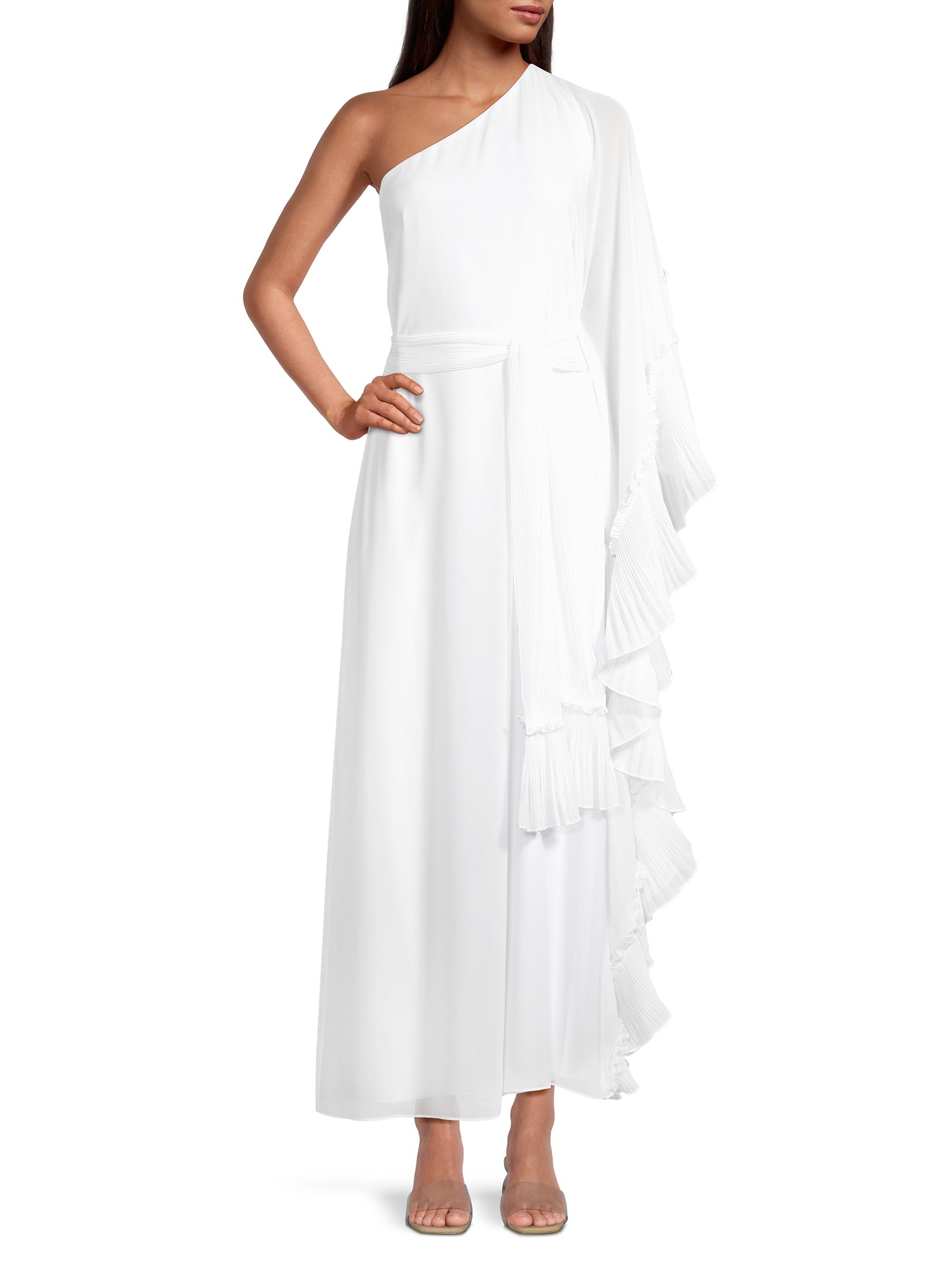 Ungaro Laura One-Shoulder Ruffled Maxi Dress | Saks Fifth Avenue