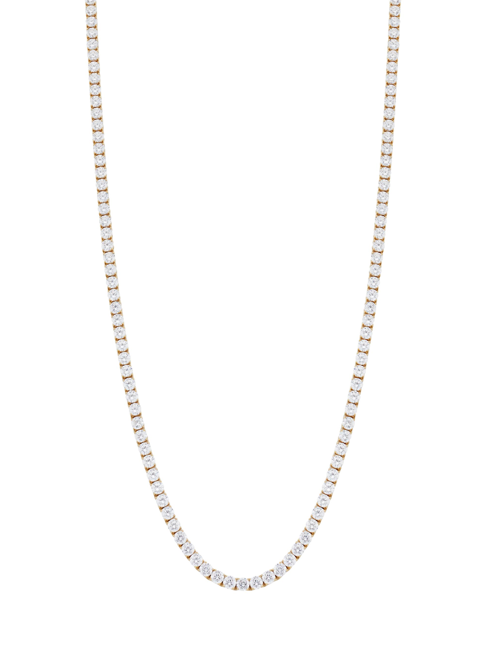 Adriana Orsini Women's Bubbly 18K-Gold-Plated & Cubic Zirconia Long Tennis Necklace - Gold Crystal