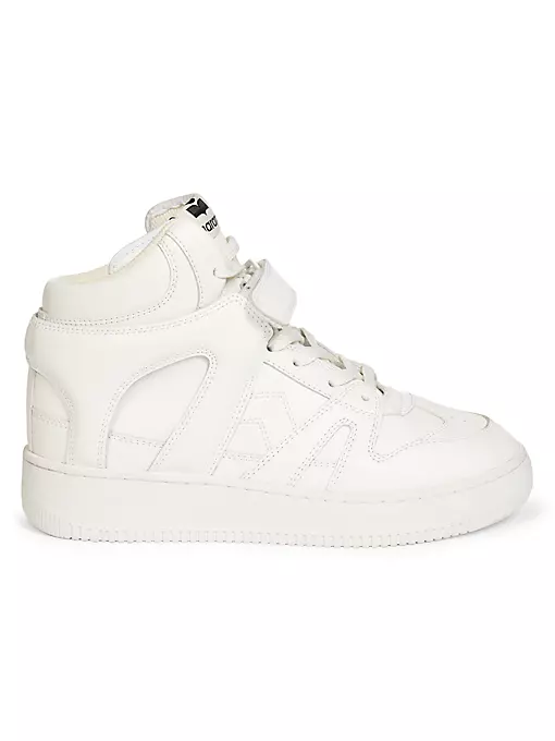 Isabel Marant - Ellyn Leather High-Top Sneakers