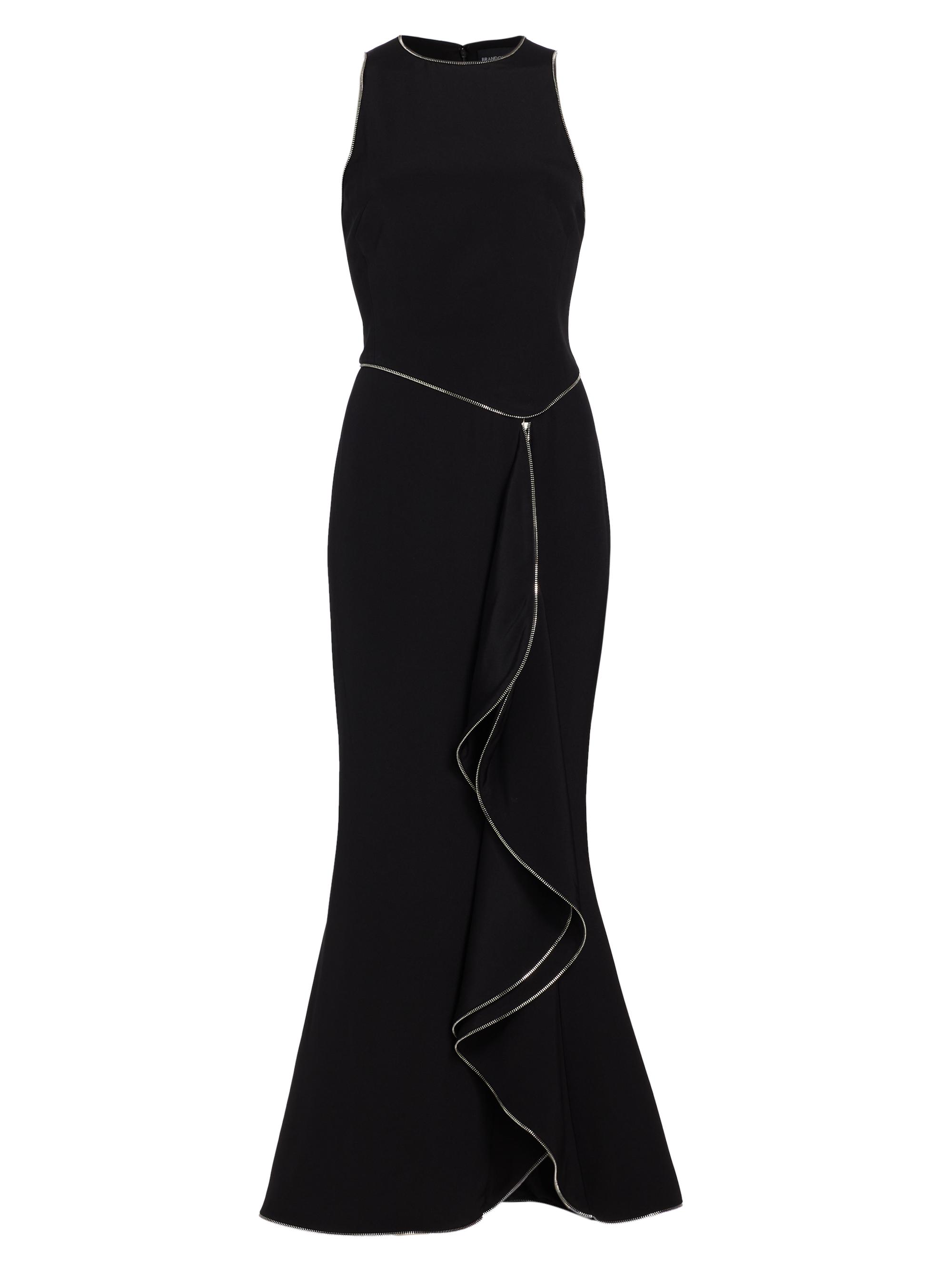 Brandon Maxwell Women's The Brynn Ruffled Mermaid Gown - Black