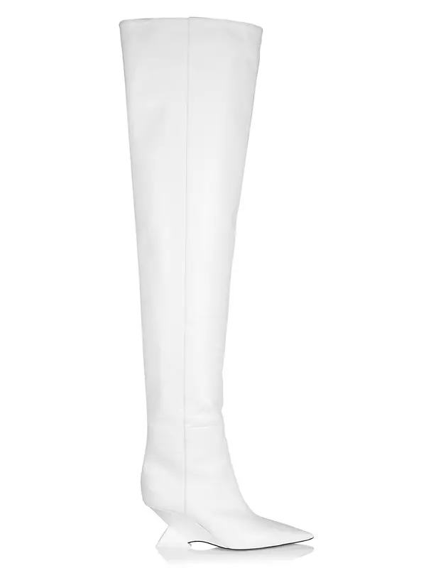 Cheope 60MM Leather Knee-High Boots