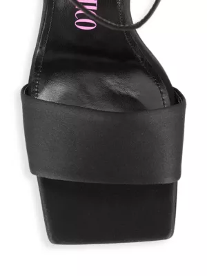 105mm Ossie Crepe De Chine Sandals