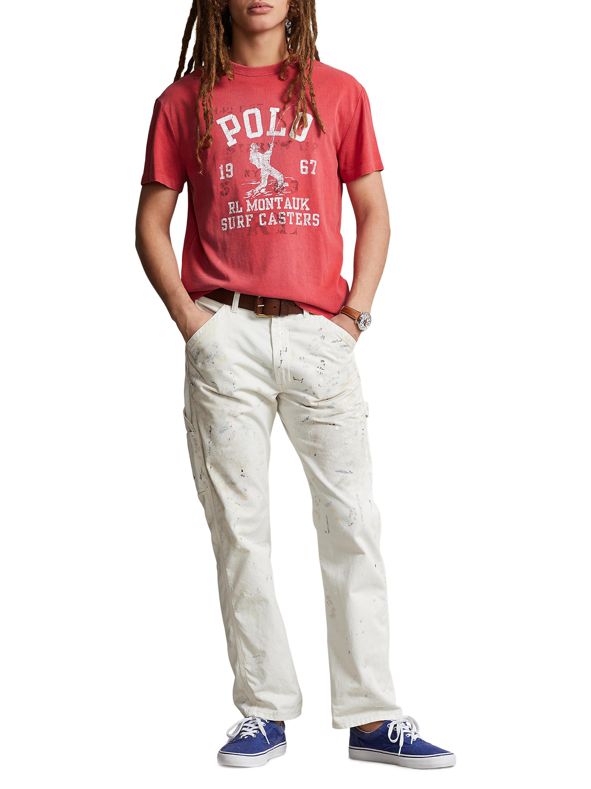 Polo Ralph Lauren Logo Cotton T-Shirt | Saks Fifth Avenue
