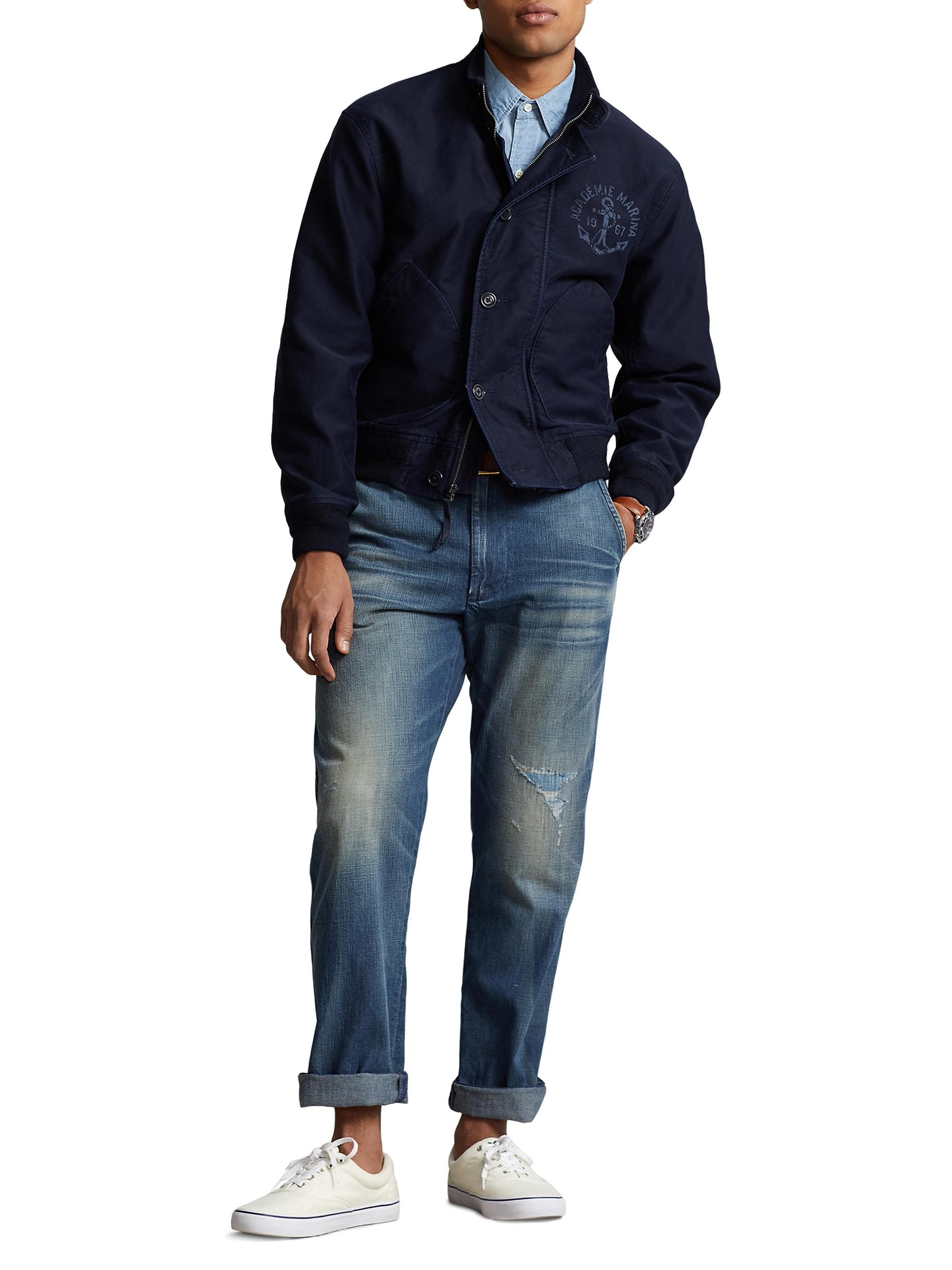 Polo Ralph Lauren Collared Cotton Jacket | Saks Fifth Avenue