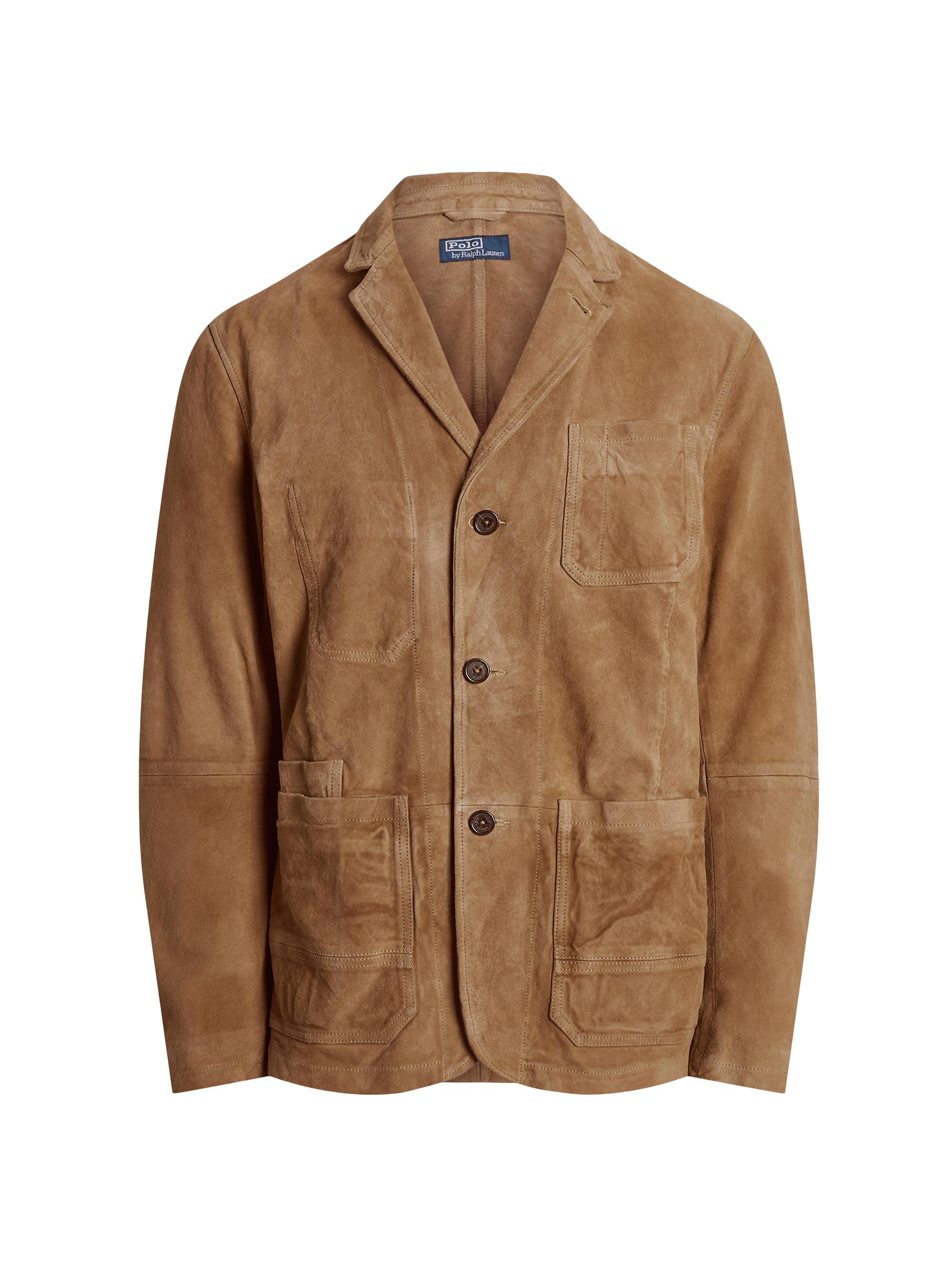 Polo Ralph Lauren Suede Cargo Jacket | Saks Fifth Avenue