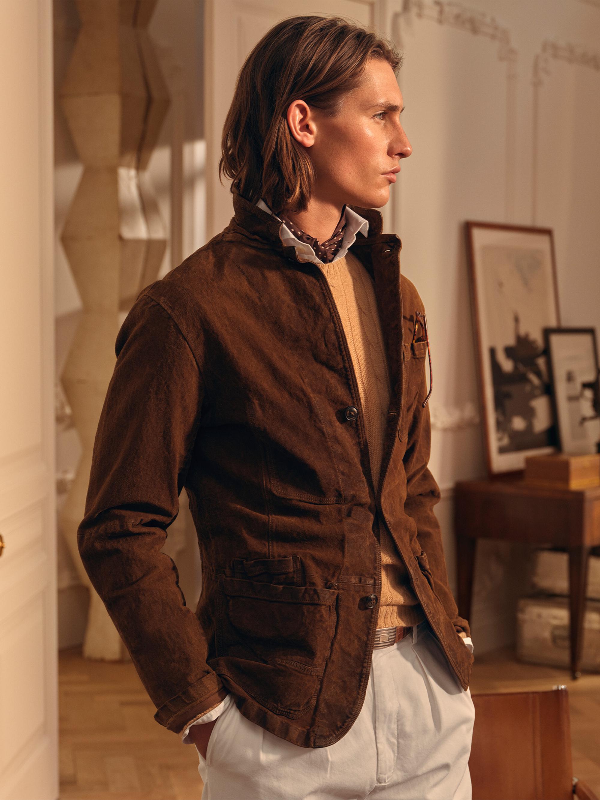 Corduroy Harrington Fred Perry Beige Jacket Harrington Fred Perry