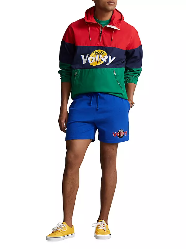 Polo Ralph Lauren Men's Colorblock Volley Ball Half-Zip Jacket