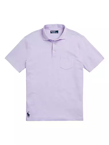 POLO RALPH LAUREN Mens Classic Fit 3 Button Interlock Polo Shirt, Light  Gray Heather, Medium : : Clothing, Shoes & Accessories