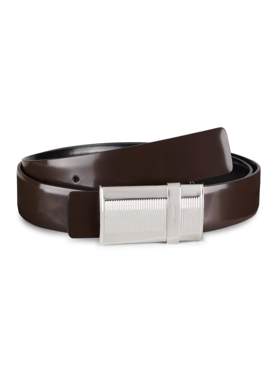 FERRAGAMO Leather Box Frame Belt | Saks Fifth Avenue