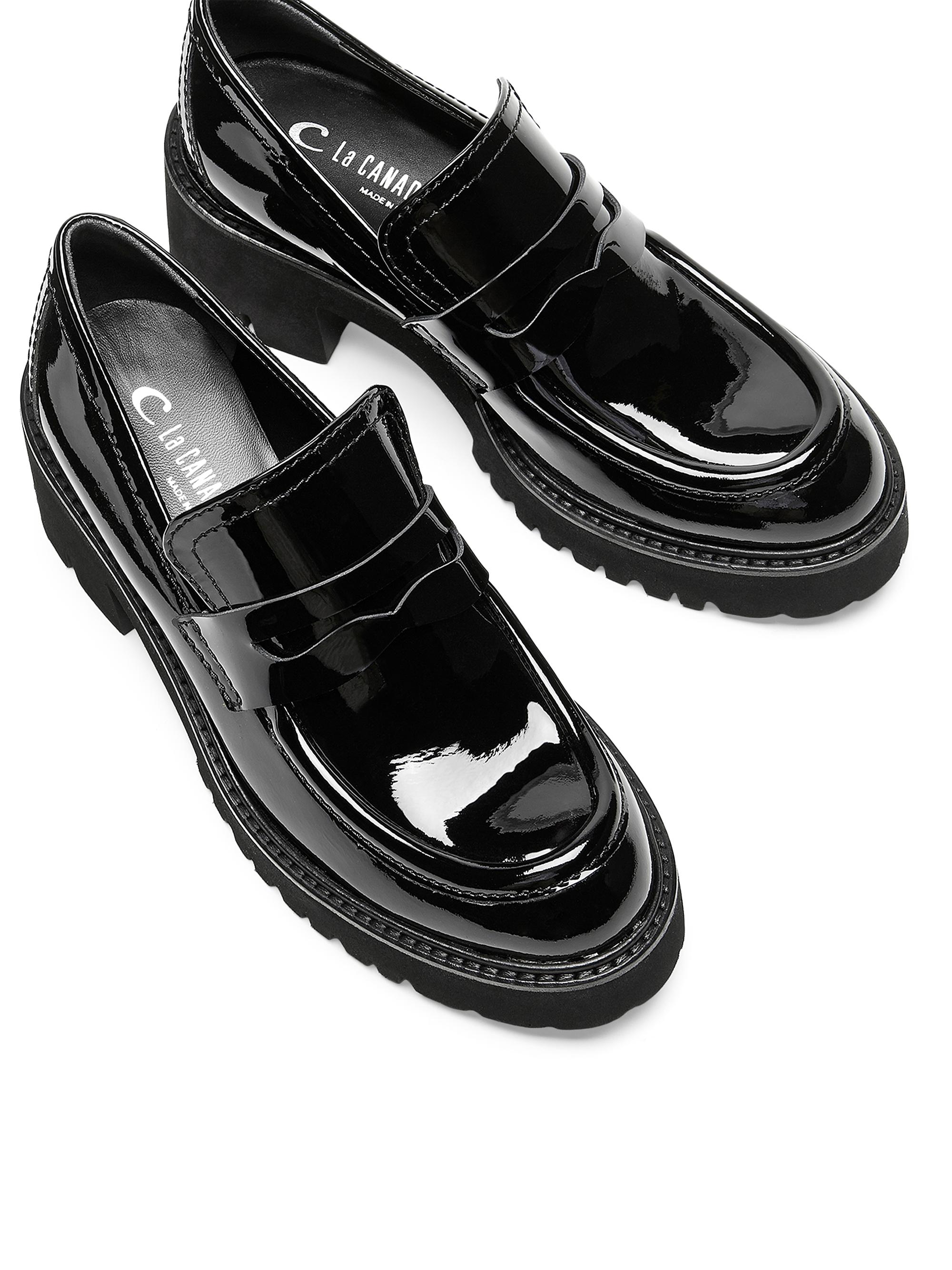 La Canadienne Readmid Leather Platform Loafers | Saks Fifth Avenue