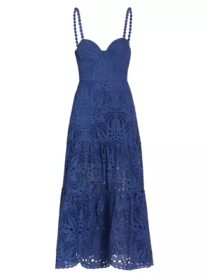 Royal Blue Eyelet Dresses