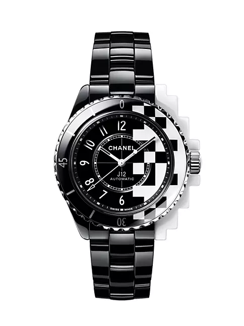 Shop CHANEL J12 Cybernetic Watch, 38MM