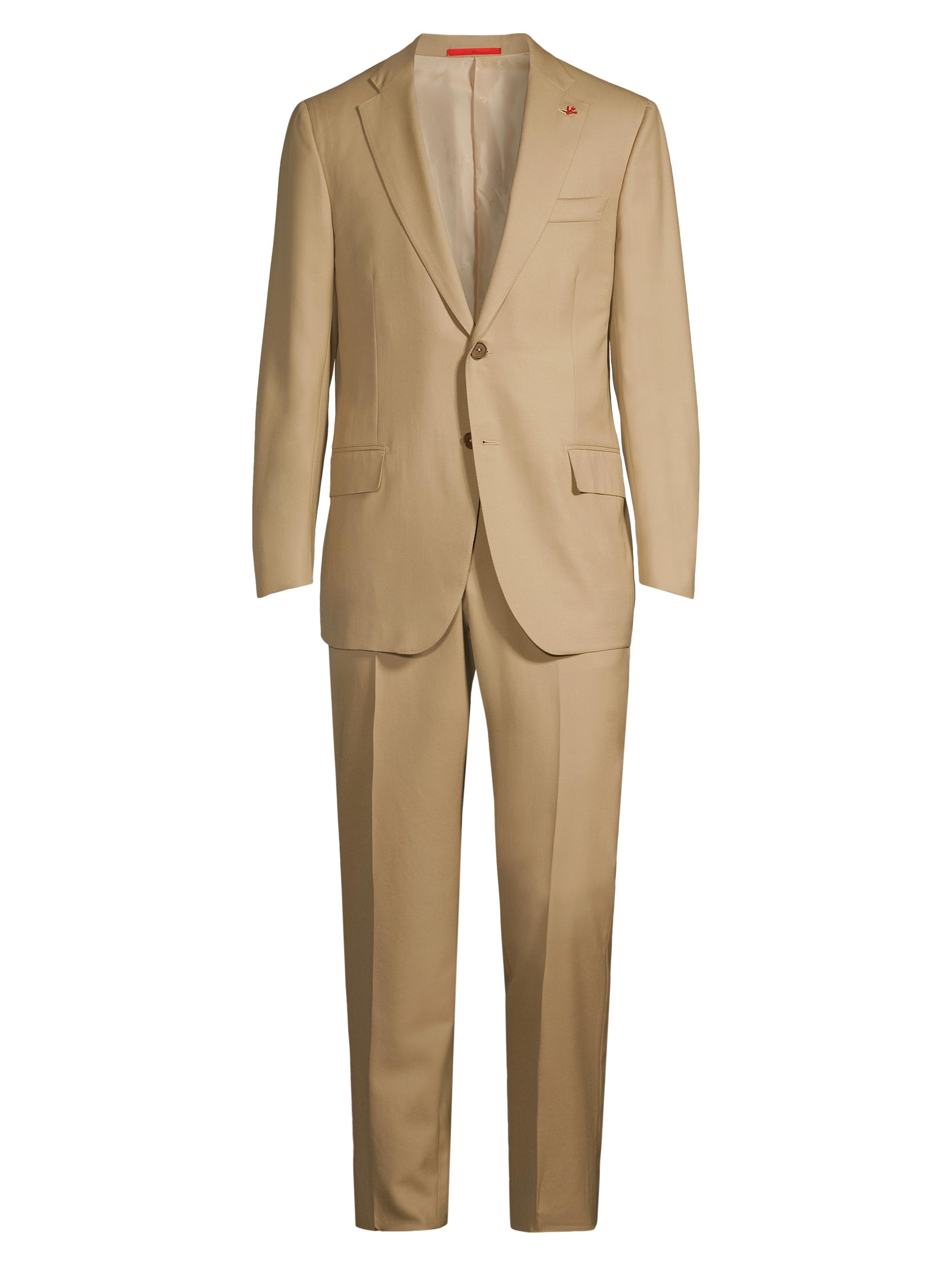 Isaia New Sanita Basic Wool Two-Button Suit | Saks Fifth Avenue
