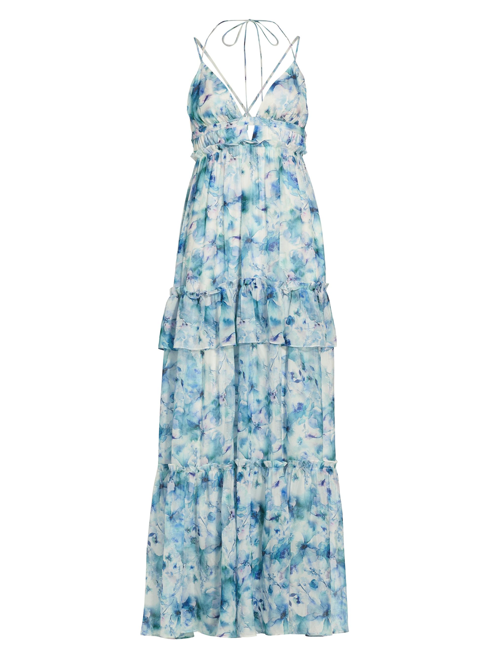 Cami NYC Women's Doris Silk Floral Maxi Dress - Sea Floral