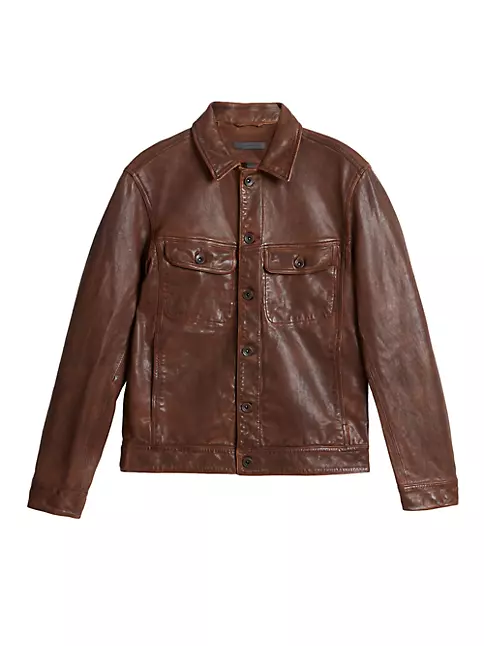 Monogram Leather Trucker Jacket - Ready to Wear
