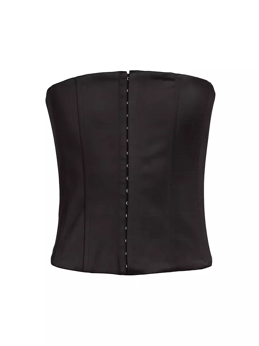 Tops Chanel Chanel Leather Corset Size 42 FR