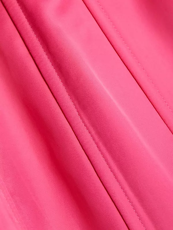 Satin Corset in True Pink - Strapless Pink Corset – Guizio