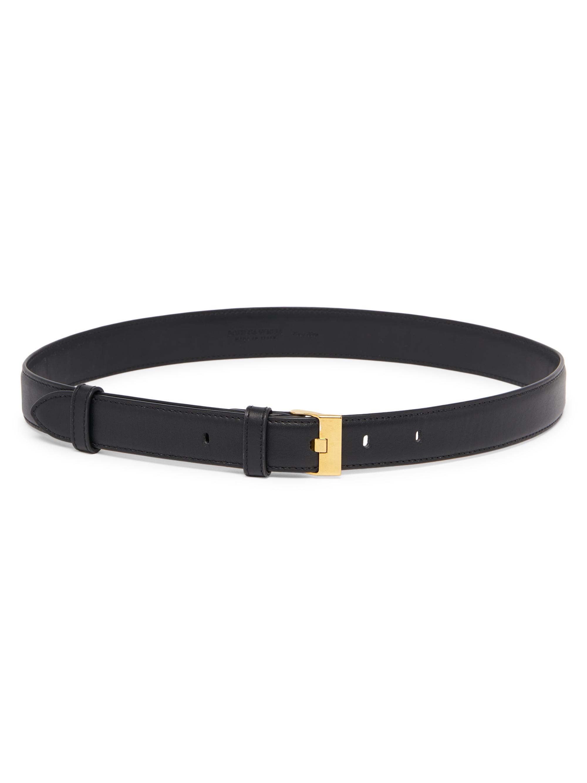 Dolce&Gabbana Leather Logo Buckle Belt | Saks Fifth Avenue