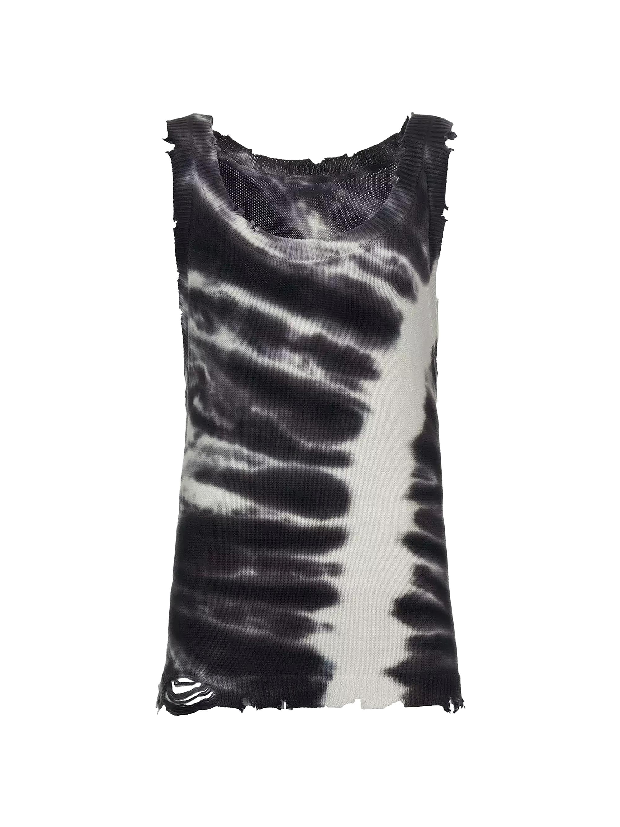 Ser.o.ya Men's Alton Tank - Black Line Tie Dye