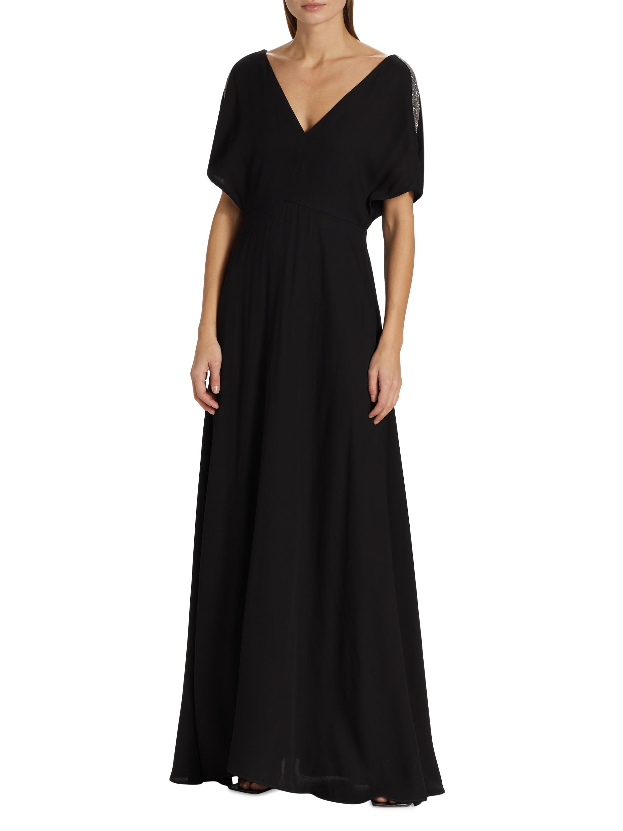 Fabiana Filippi Crystal-Embellished Sleeve Dress | Saks Fifth Avenue