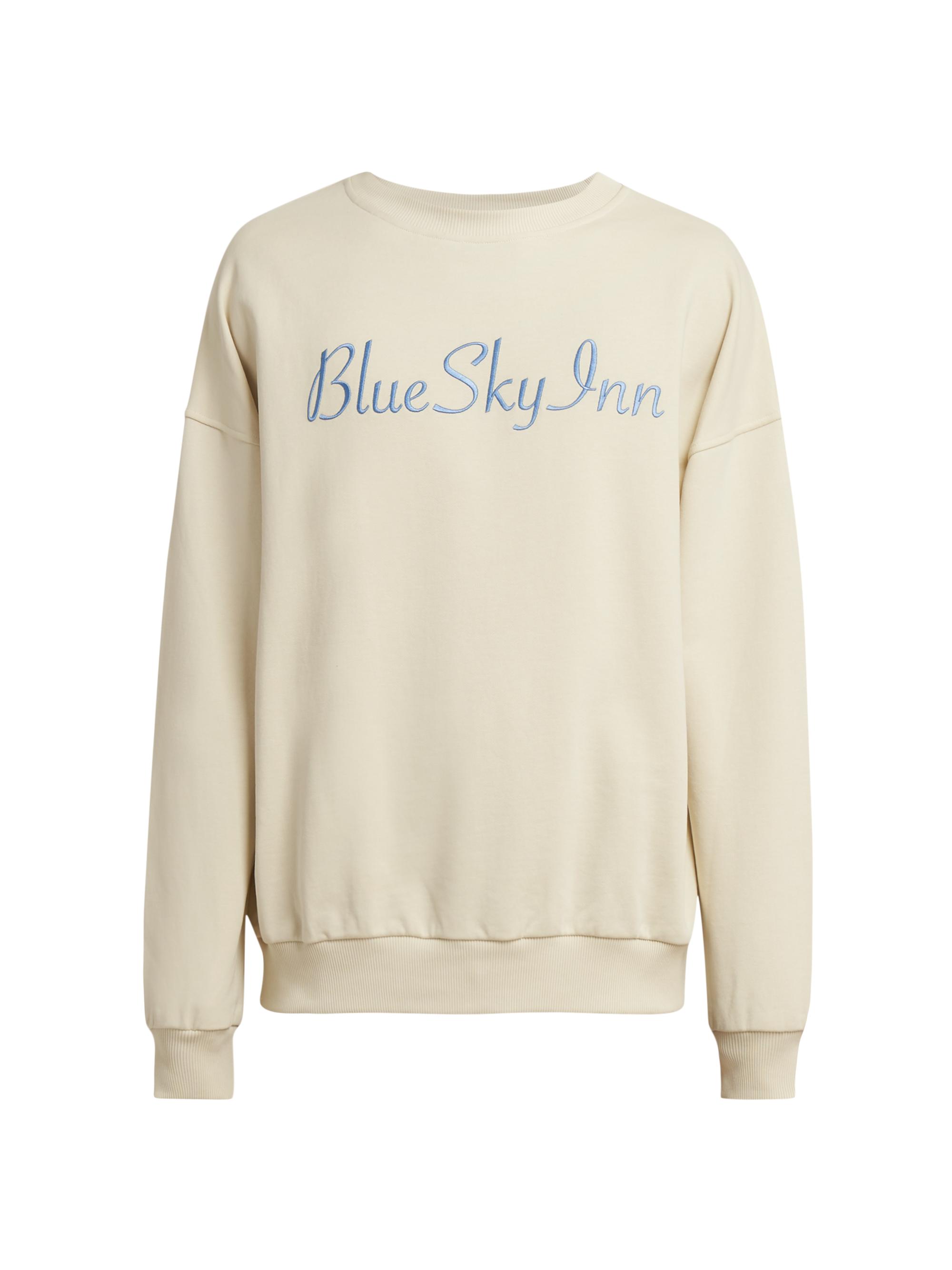 Blue Sky Inn Men's Logo Crewneck Sweatshirt - Cream
