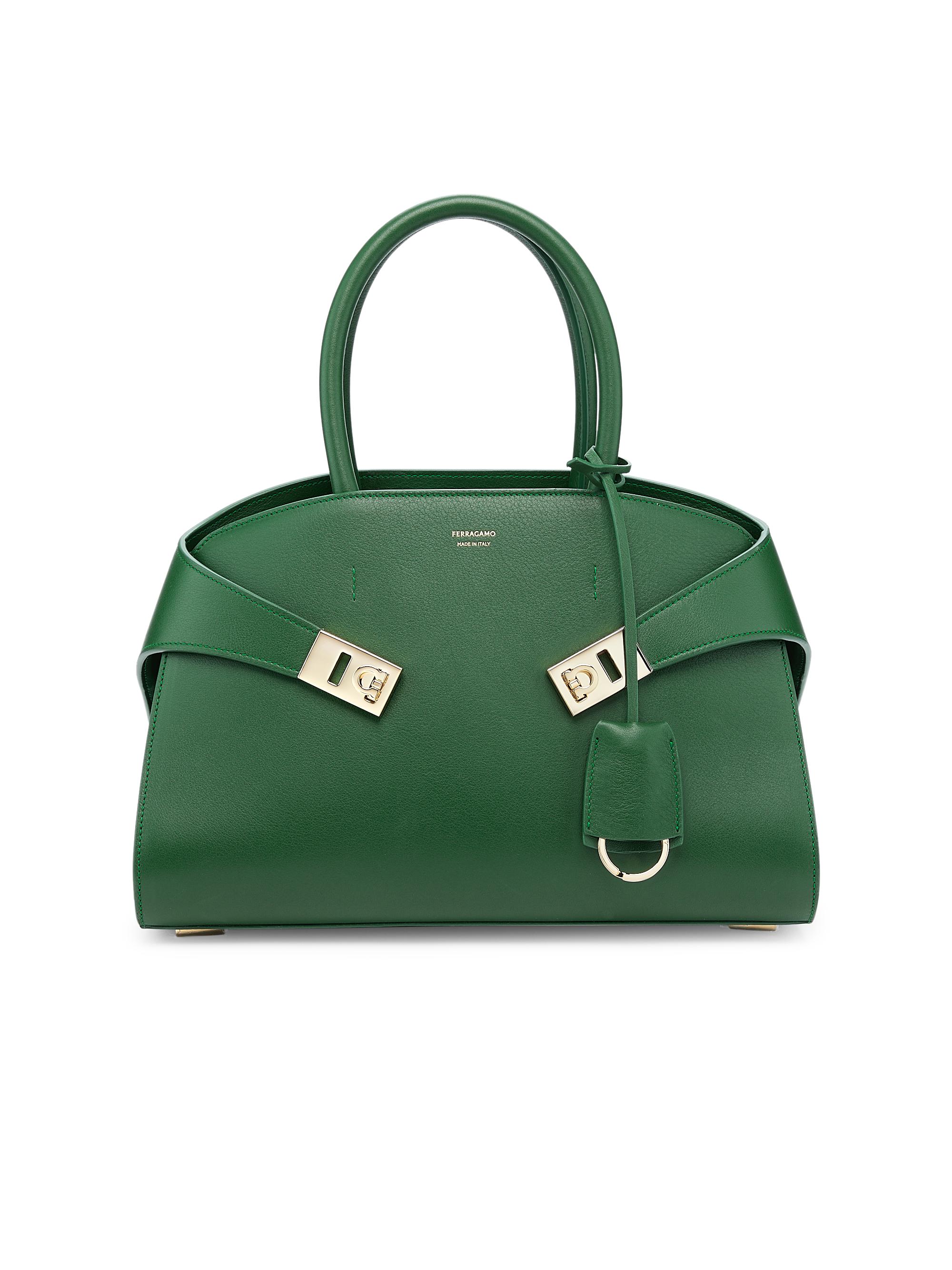 FERRAGAMO Studio Box Small Leather Top-Handle Bag | Saks Fifth Avenue