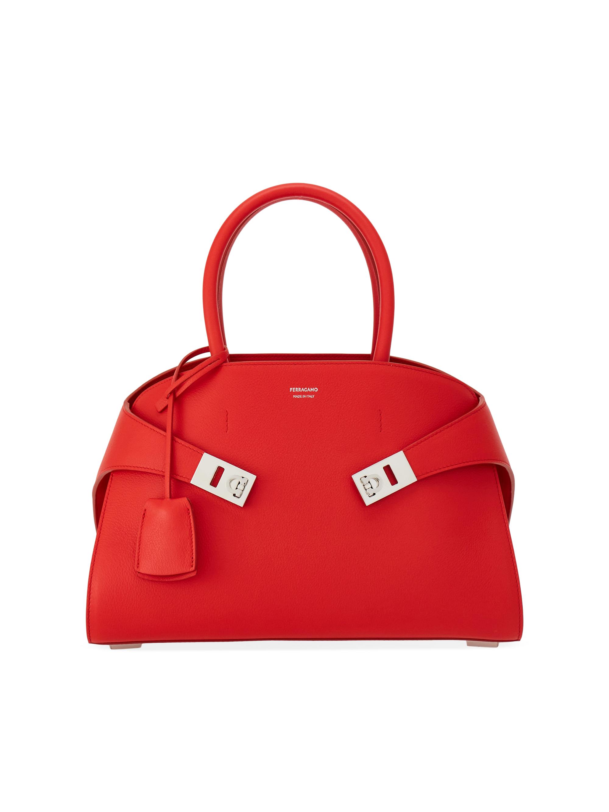 FERRAGAMO Women's  Hug Handbag - Flame Red
